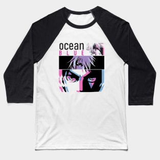 Ocean Blue vaporwave1 Baseball T-Shirt